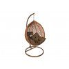 Zahradní houpací závěsné křeslo TROPICAL BROWN