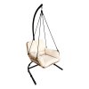 Zahradní houpací závěsné křeslo Venezia béžové