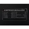 Kompresor bezolejový 100L  2 x 1500W KD1387 12