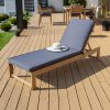 Dřevěné polohovací zahradní lehátko Roxane PATIO