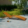 Dřevěné zahradní lehátko Larice PATIO 2