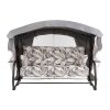 Zahradní houpačka Ravenna Lux Black Edition s moskytiérou a s bočními stolky G057-06PB PATIO SKU 448634 2