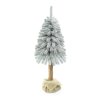 k17307 aga vanocni stromecek 120 cm s kmenem zasnezeny
