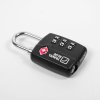 k18611 travel blue tsa approved suitcase padlock 3 dial combination black 036 3