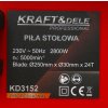 Stolní pila na dřevo 2800W KD3152 6