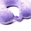 k18610 travel blue wider fit tranquillity memory foam travel pillow 232 purple 4