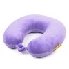 k18610 travel blue wider fit tranquillity memory foam travel pillow 232 purple 1