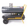 Mobilní naftové topidlo, ohřívač, 30 kW s odvodem splodin, termostatem a LCD displejem PM-NAG-30SKN, Powermat PM1013