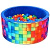 Aga Suchý bazén s míčky pro děti 90x40 cm, 6 měsíců+