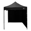 Aga Nůžkový stánek PARTY, ochranný, 3 x 3 m, černý, 3 bočnice