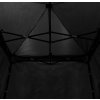 Aga Nůžkový stánek PARTY, ochranný, 3 x 3 m, černý, 3 bočnice