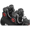 kompresor bezolejowy 100l 2x2200w kd4083