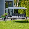 Zahradní houpačka Marbella Black Edition H024-07IB PATIO