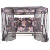 Zahradní houpačka Milano Black Edition s moskytiérou A091-23IB PATIO