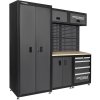 Dílenská skříň s regálem do dílny a garáže KD5862 12