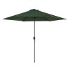 Zahradní slunečník, zelený / antracitový, 3 m, PATIO