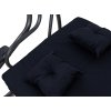 Zahradní houpačka, sedák Textilen 2x1, granátová