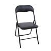 Skládací zahradní židle černá