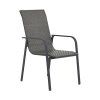 Šedá zahradní židle z technorattanu Columbus PATIO