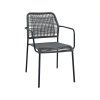 Zahradní židle Antracitová
