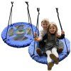 Houpací křeslo čapí hnízdo 80 cm modrá