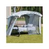 Zahradní houpačka Ravenna Lux s moskytiérou a s bočními stolky A079-06PB PATIO 1