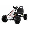 Šlapací motokára Gokart Monster bílá 1