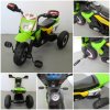 Dětská šlapací tříkolka Motorka zelená