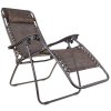 Zahradní polohovací křeslo Springos Zero Gravity šedé
