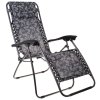 Zahradní polohovací křeslo Springos Zero Gravity šedé