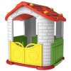 Zahradní domeček se skluzavkou a košíkovou