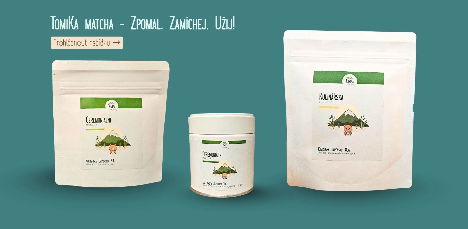Pravá japonská matcha TomiKa