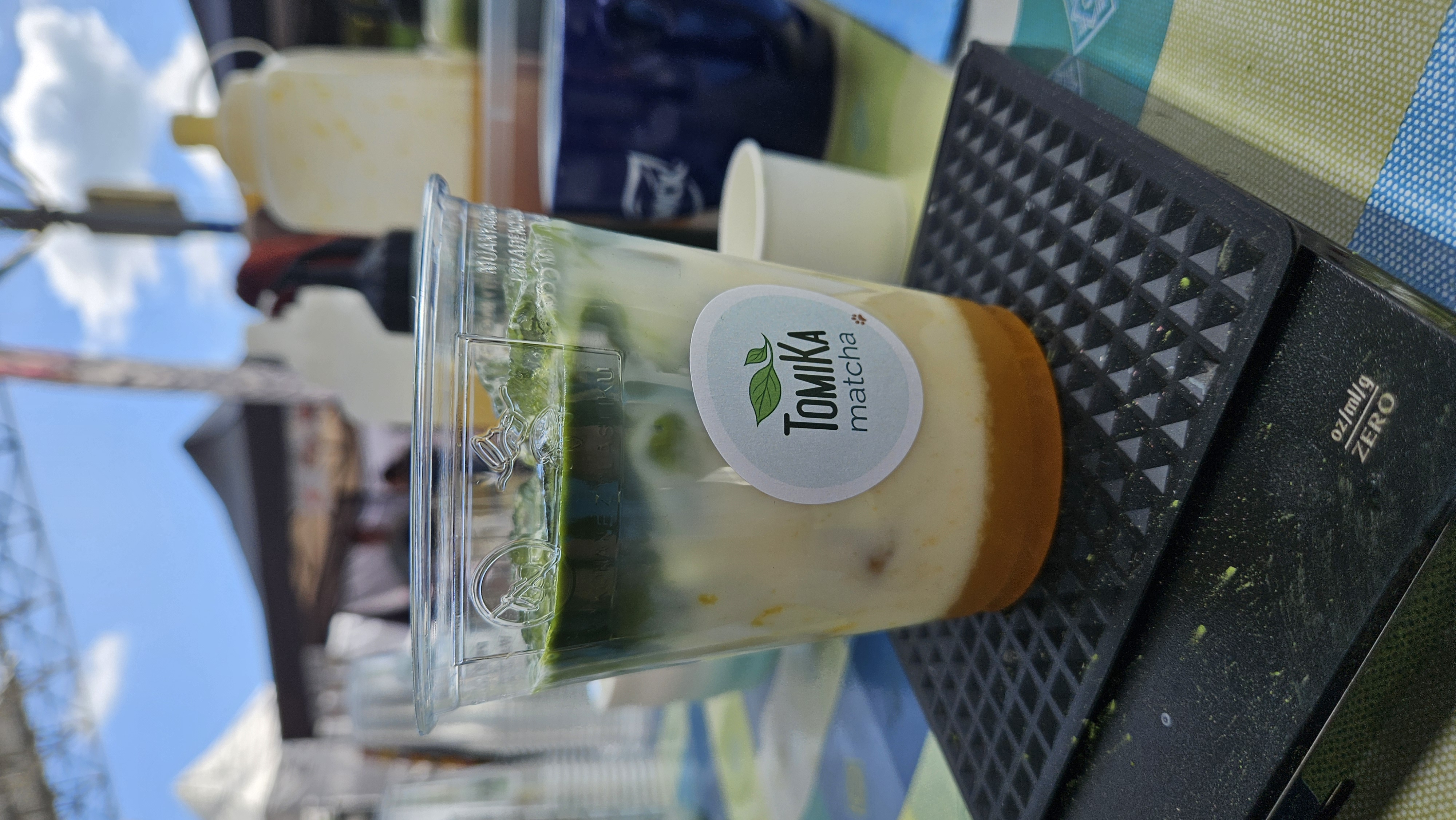 Mango matcha latte TomiKa Matcha
