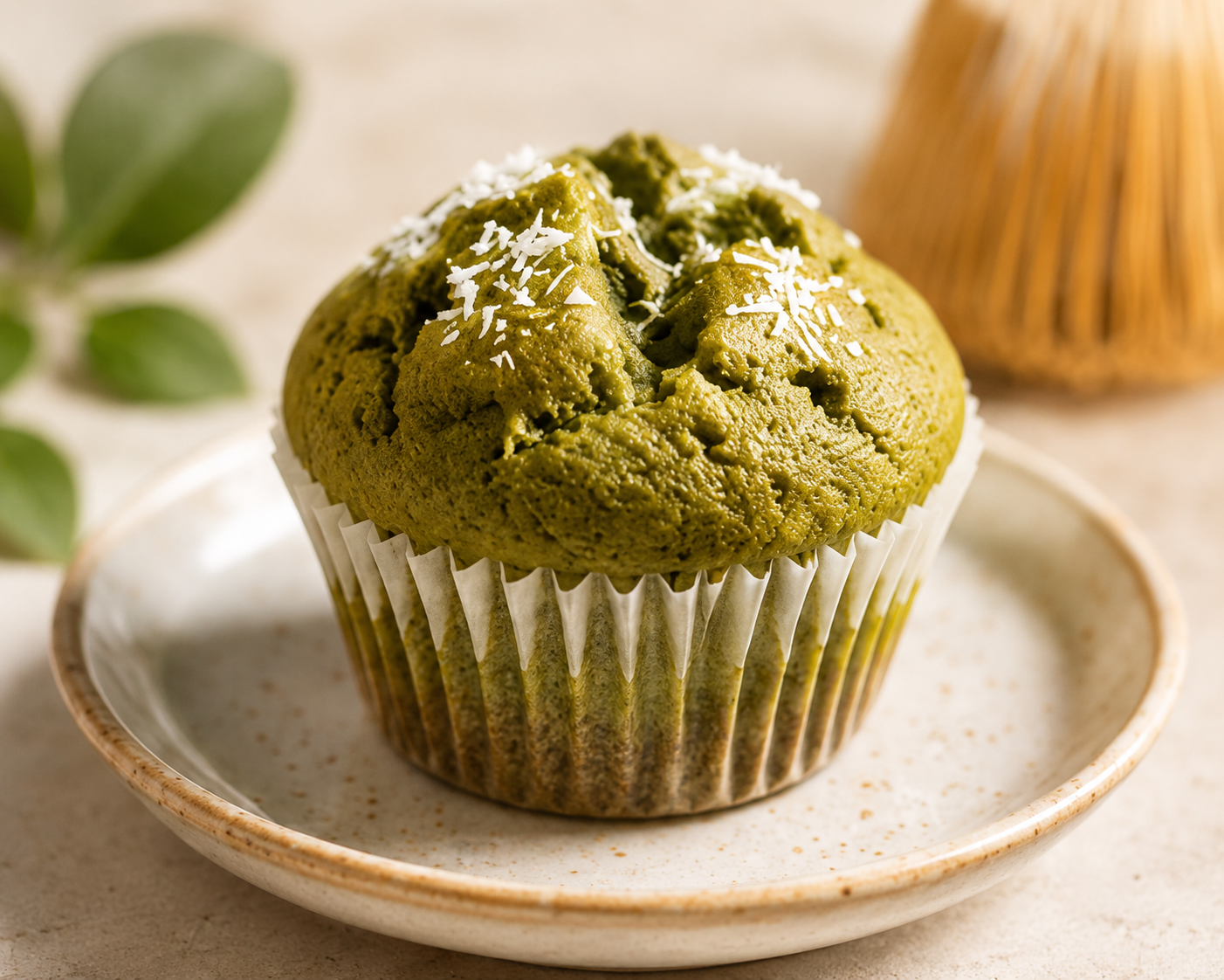 Matcha muffiny TomiKa