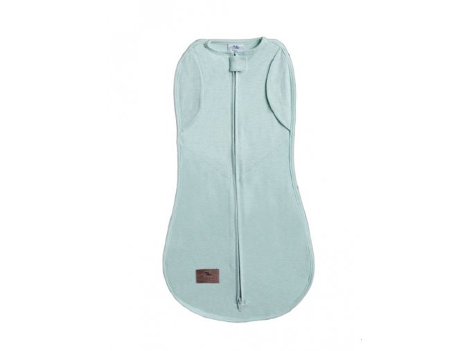 Zavinovačka Sleepee Second Step Swaddle s čepičkou zdarma mintová