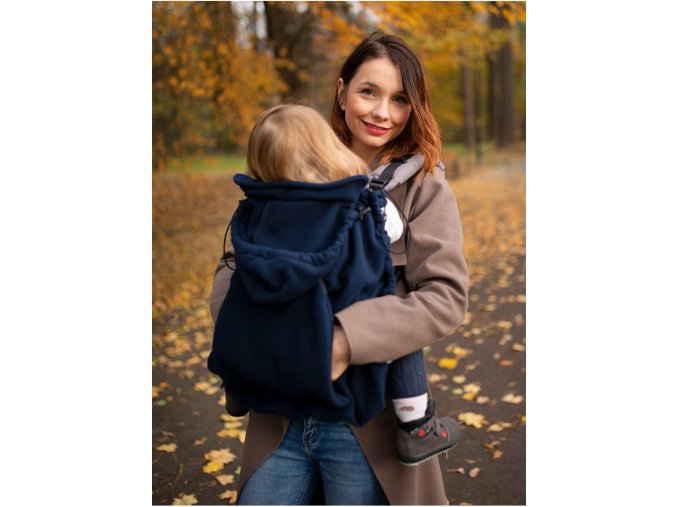 fleece covers kinder hop navy blue