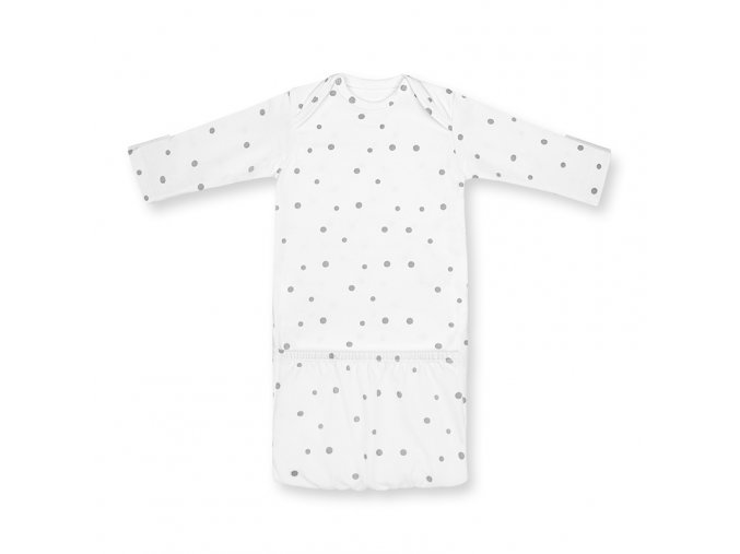 Body Klokanek prvni obleceni Grey Dots 0 2 mesice