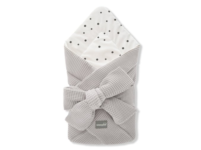 Bavlněná zavinovačka Sleepee Cotton grey šedá