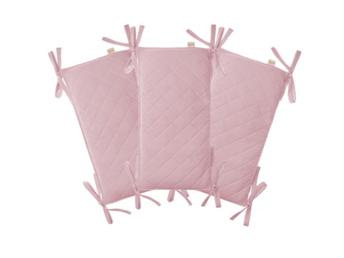 Modulární mantinel do dětské postýlky Sleepee Pink 3ks