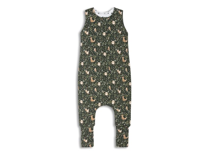 Reversible Sleeping Bag with Legs M (3 5 years) DL Green Forest 5903175927859 1