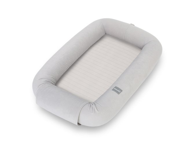 Multifunkční hnízdečko pro miminko s odnímatelnými boky 2 v 1 Sleepee Grey