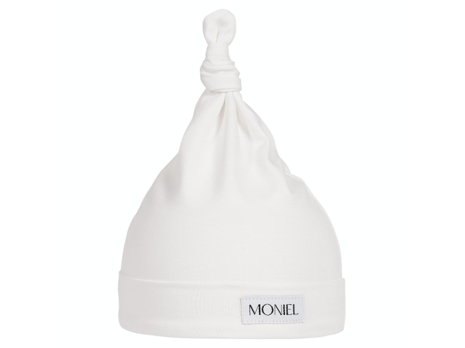 Moniel Dětská čepice White bílá 0 3 měsíce