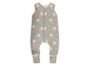 12871 celorocni spaci pytel s nohavicemi sleepee vintage animals sky blue cream xs