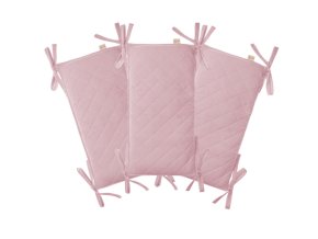 Modulární mantinel do dětské postýlky Sleepee Pink 3ks