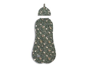 Zavinovačka Sleepee Second Step Swaddle s čepičkou zdarmaGreen Forest 1