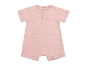 40405 moniel detsky rostouci muselinovy overal s kratkym rukavem pink