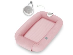 Multifunkční hnízdečko pro miminko s bílým šumem 3v1 Sleepee Pink