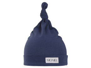 Moniel Dětská čepice Navy Blue modrá 0 3 měsíce