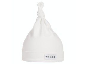 Moniel Dětská čepice White bílá 0 3 měsíce