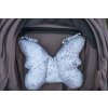 Sleepee Stabilizační polštářek Sleepee Butterfly pillow tmavě šedá